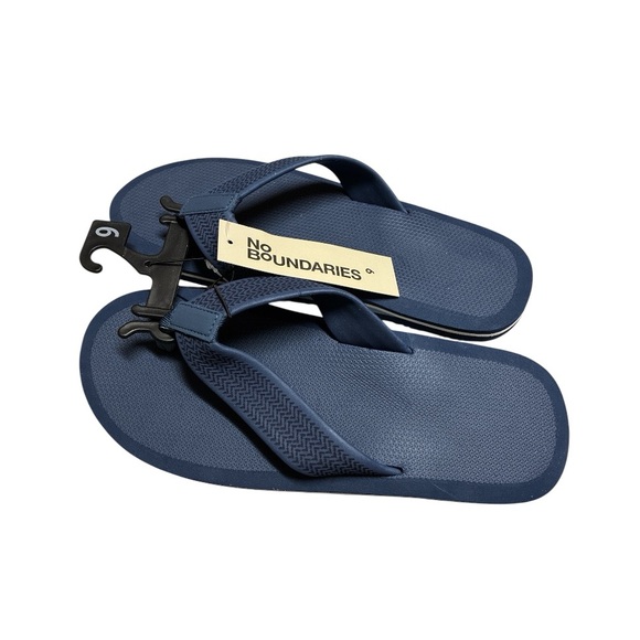 No Boundaries Navy Flip-Flops for Men - Picture 3 of 3